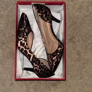Kelly & Katie Leopard Print Heels *Brand new never worn*